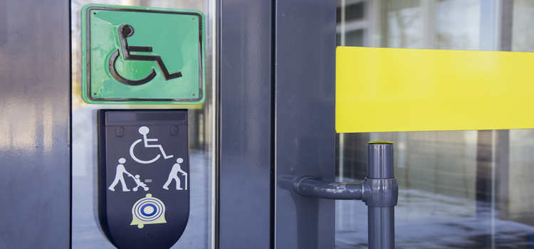 automatic handicap door opener in East Palo Alto